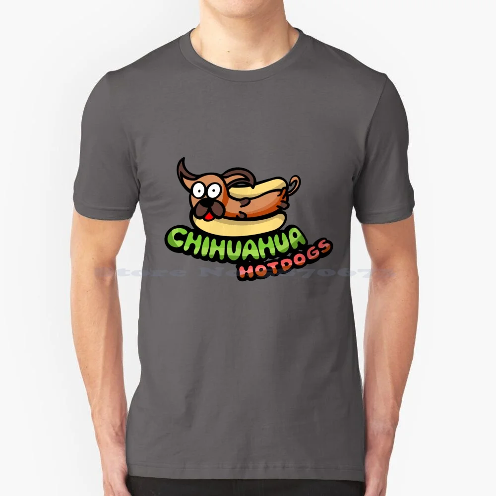 Chihuahua Hotdogs T Shirt 100% Cotton Tee Suburban Online San Andreas Grand Theft Auto Chihuahua Hotdogs