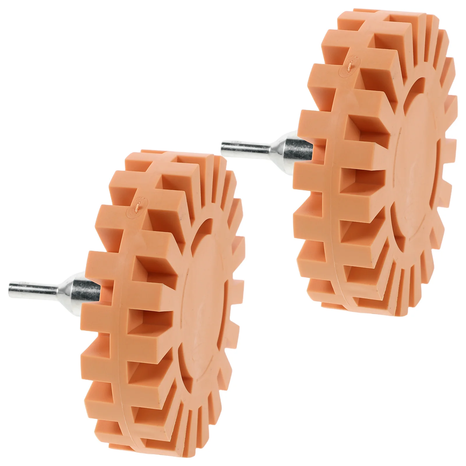 2 قطعة عجلة ممحاة مطاطية مزيل ملصق مائي مسنن الحفر مرفق سيارة لاصق أداة إزالة Rv دراجة نارية شريط فينيل #1