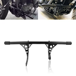 Compatible With Harley Softail Street Fat Bob Low Rider S FXFBS FXFB FXLRS Foot Peg Crash Bar Engine Guard Bumper Stunt Cage