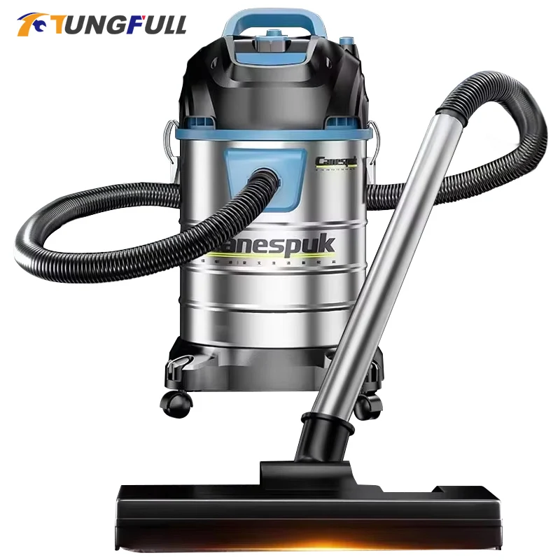 Electric Vacuum Cleaner Hand Rod Dust Collector Barrel Type Lightweight Wet Dry Commercial Cleaning Seam Cleaner