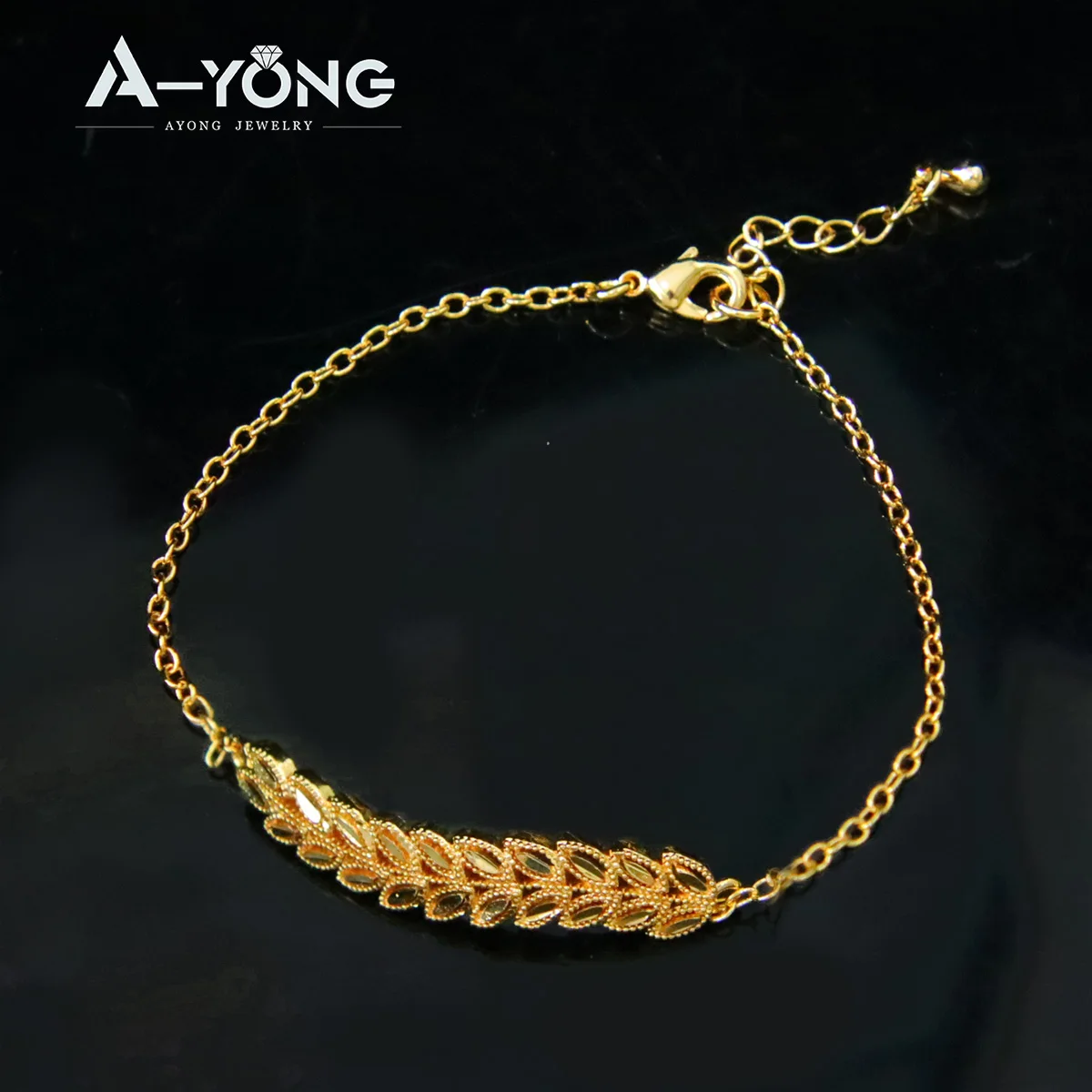 AYONG Luxury Gold Color Leaf Necklace Set 21k Gold Plated Arab Tassel Coins Pendant Dubai Nigeria Women Wedding Party Jewelry