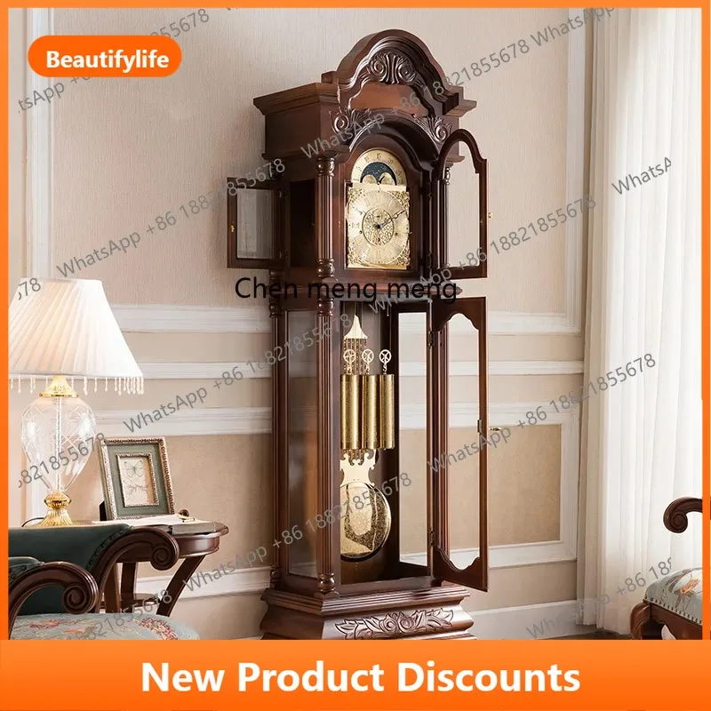 C56 Luxury movement, vertical clock, European floor clock, living room, mechanical pendulum clock