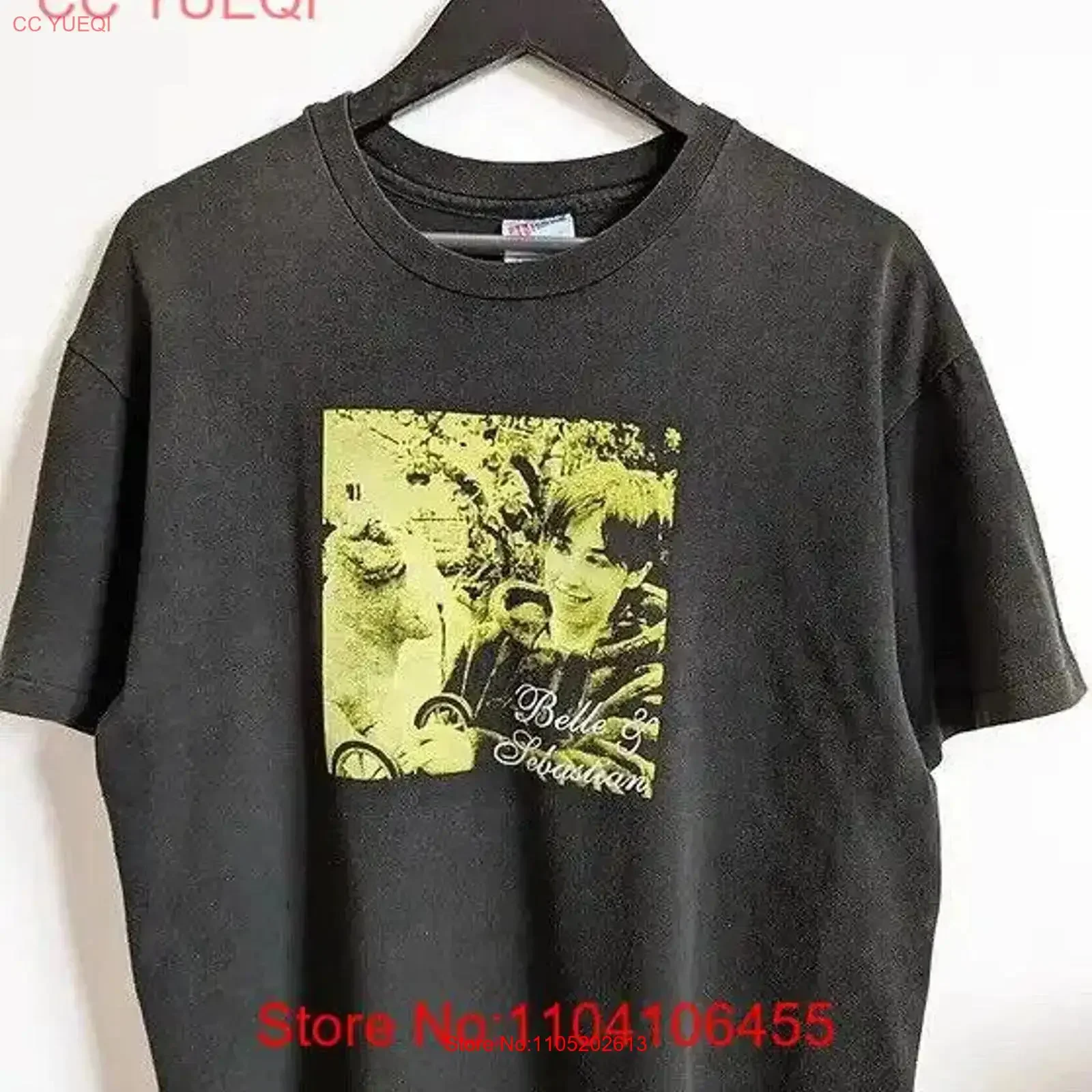 

Belle Sebastian 1997 Dog On Wheels Band T Shirt Large 90s Vintage vintage Washed graphic fashion Slightly homme Stylish