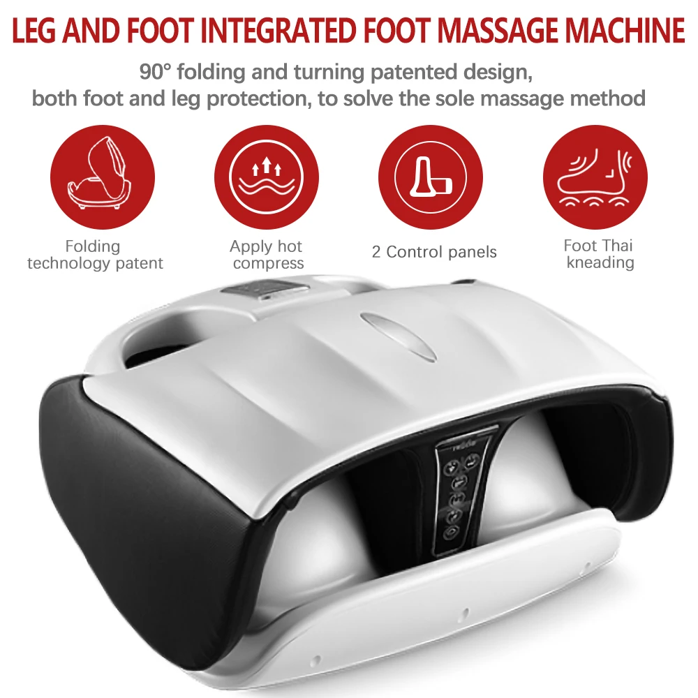 เครื่องนวดเท้า Shiatsu เพิ่มการไหลเวียนโลหิต การนวดลึกด้วยการบําบัดด้วยความร้อนเนื้อเยื่อลึก