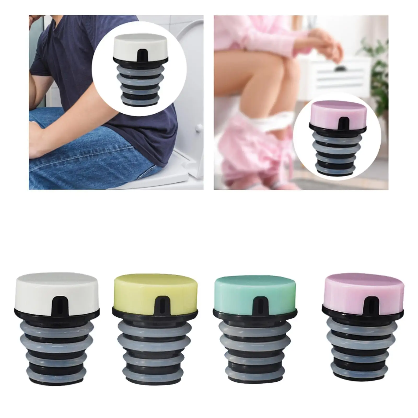 

Toilet Bidet Sprayer Portable Handheld Stopper Single Hole Clean Nozzle Compatible Most Bottle for Bathroom and Outdoor Use