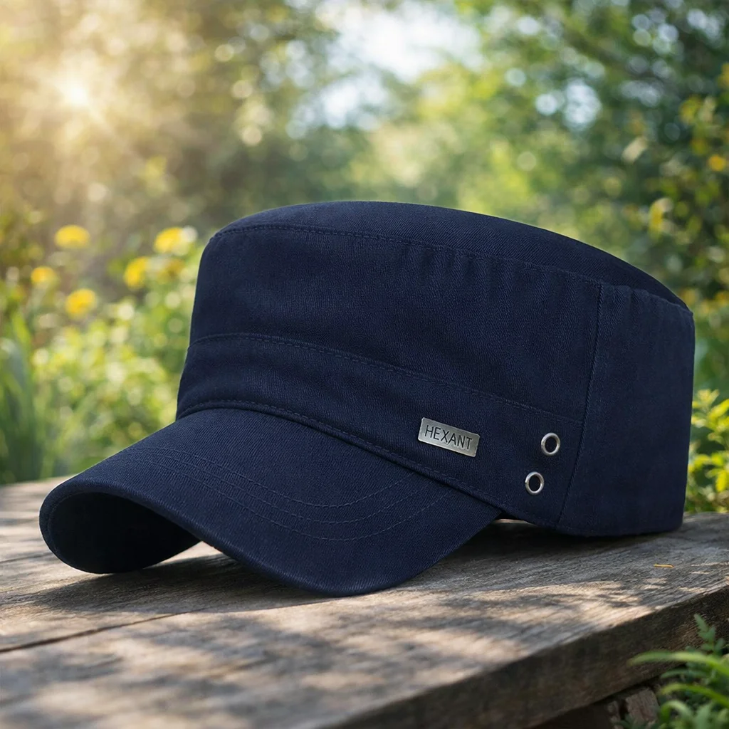 New Durable High Quality Portable Fashion Spring Summer Breathable Cotton  Hat Sun Cap Baseball Cap Cadet Hat