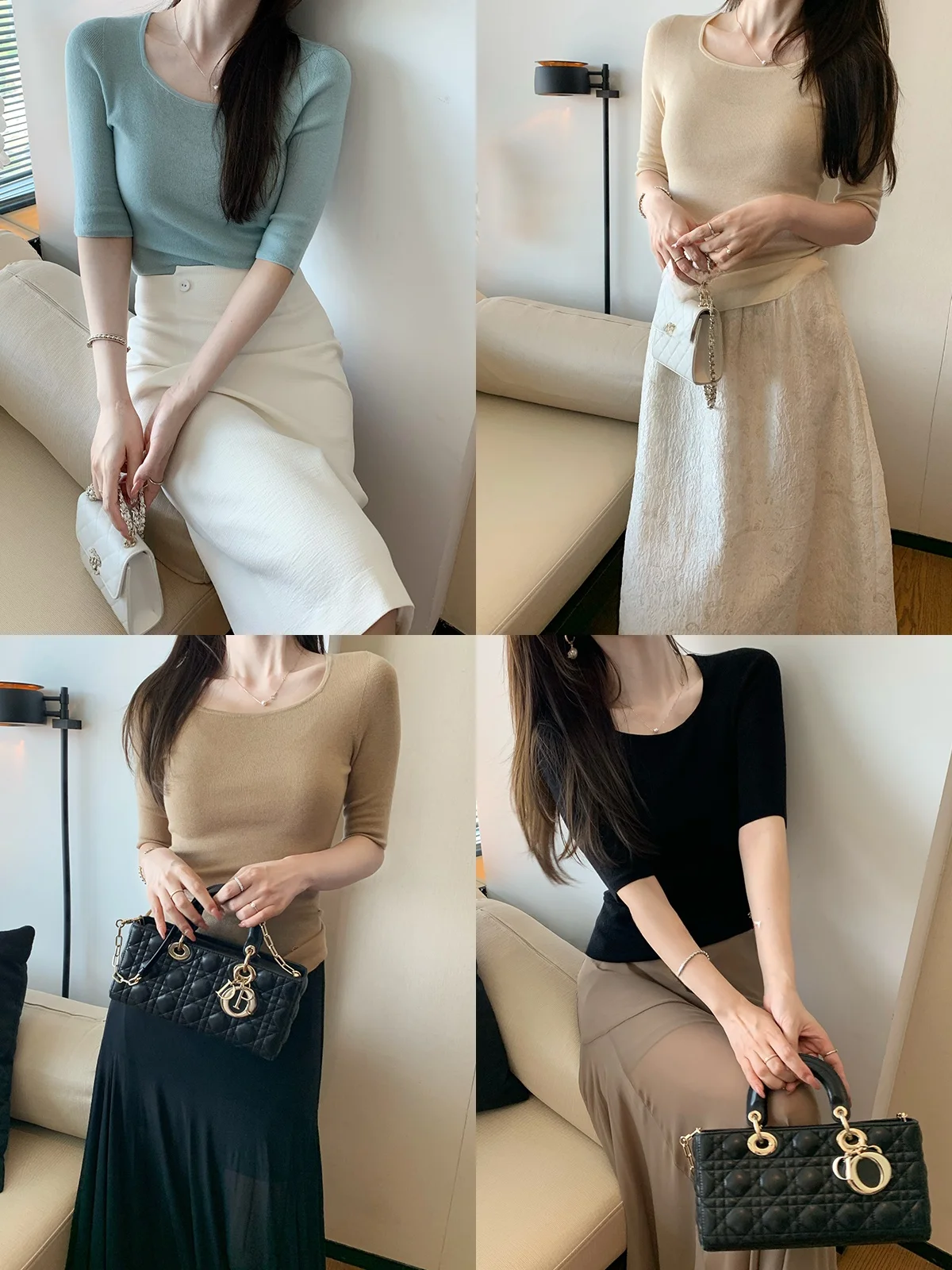 

DAJOS Рекомендованная базовая одежда для ранней осени: нежное ощущение, как вторая кожа, с интегрированной водорастворимой шерстью, вязаная.