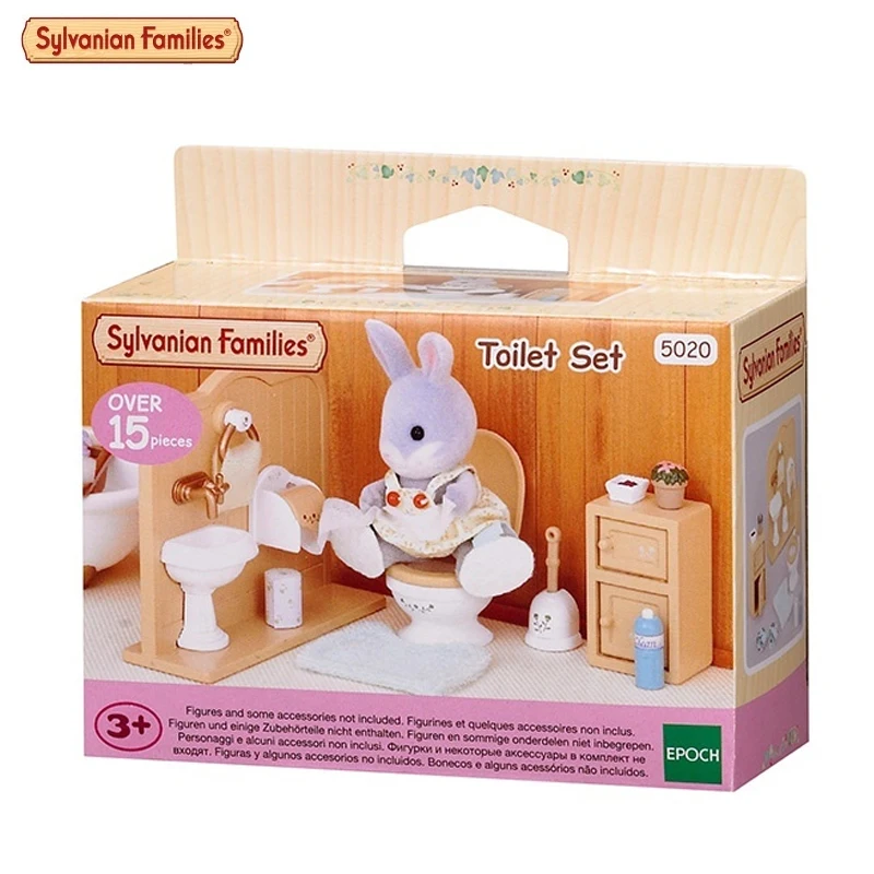 Authentic Sylvanian Families Anime Character Simulation Playhouse Toy Room Decoration Toy Christmas Gift