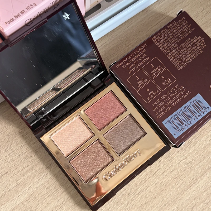 CT Pressed Powder Natural Base Makeup A Plate of Multi-purpose High Light Eye Shadow Details Shell Highlight Contour Gem Palette image 3