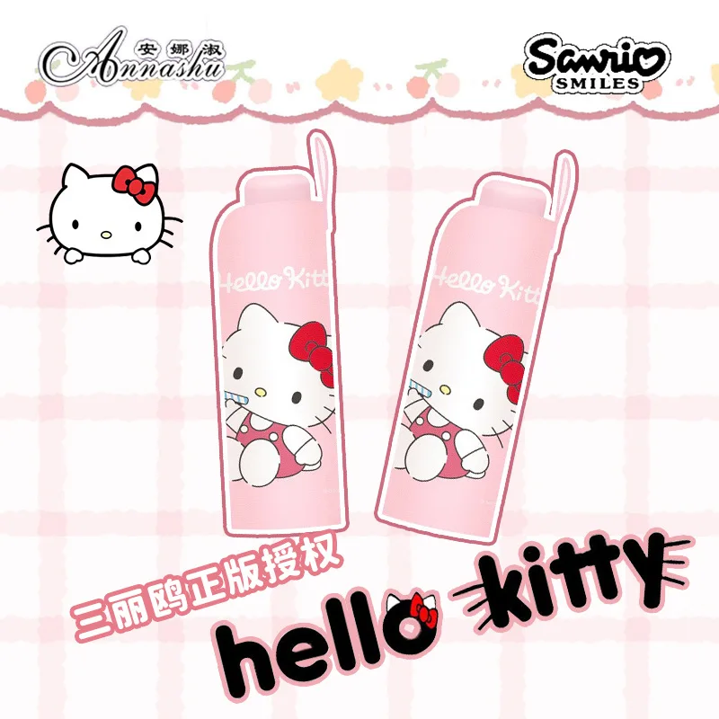 Kawaii Sanrio Hello Kitty Umbrella Cartoon Foldable Sunny and Rainy Dual-use High-value Anti-ultraviolet Sun Umbrella Cute Gift