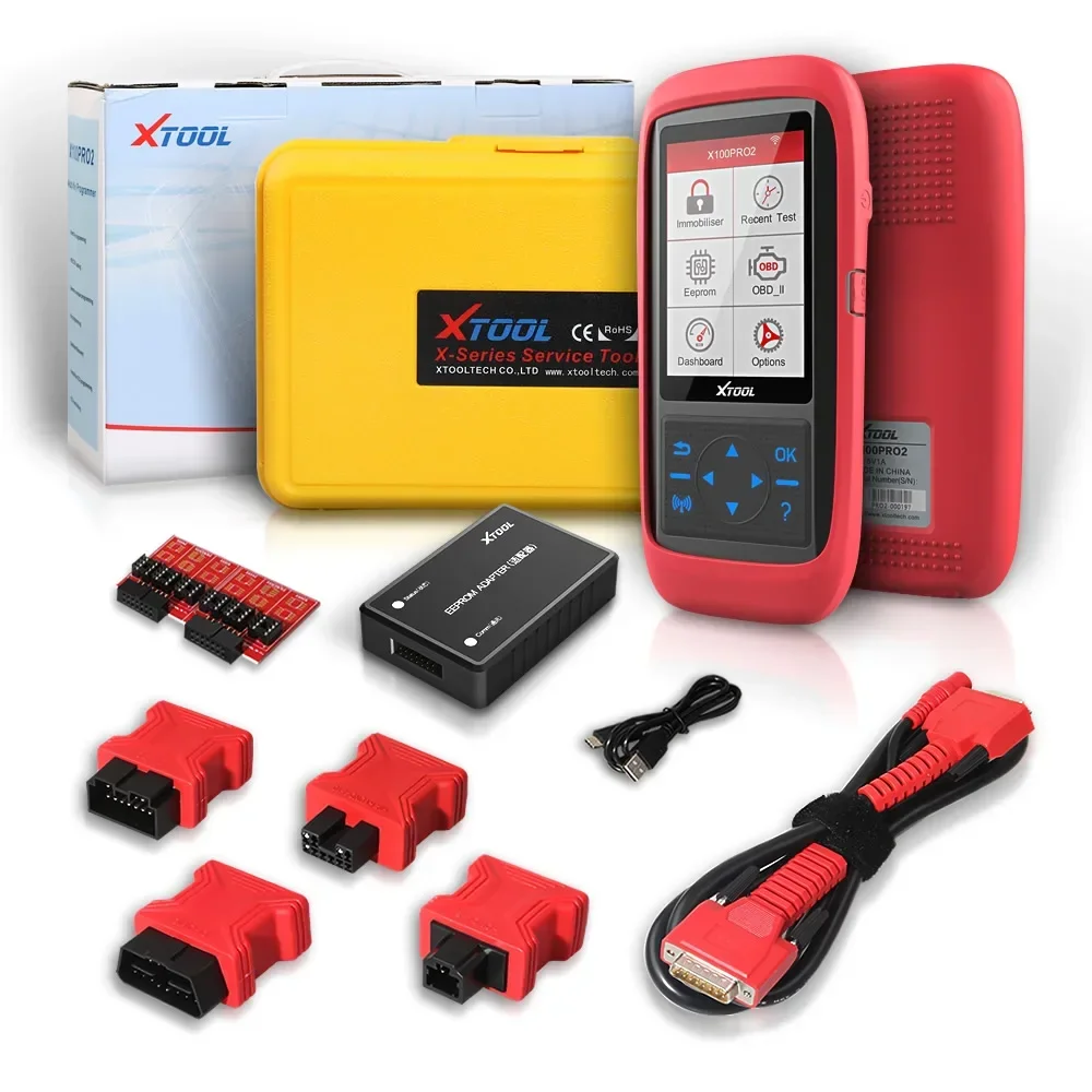 XTOOL X100 Pro2 programador de llave automática escáner de ajuste de calibración escáner OBD2 herramientas de diagnóstico de coche actualización gratuita restablecer kilometraje