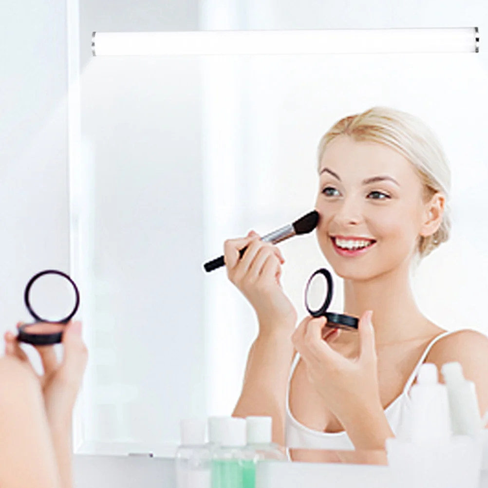

Bathroom Vanity Light Suction Cup Mirror Front LED Rechargeable Light Bar Makeup Lighting Vanity Lights for Mirror