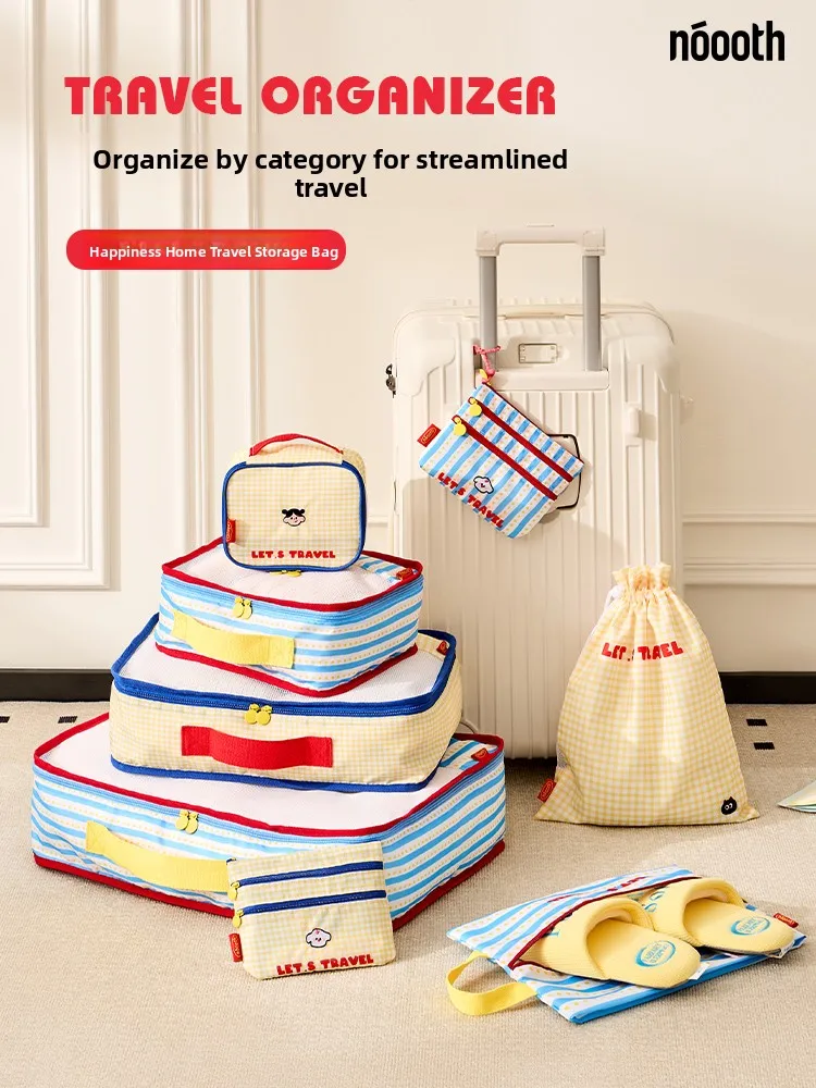 Bolsa de Armazenamento à Prova d'Água Noooth para Roupas e Calçados, Organizador de Roupa Íntima, Bolsa Utilitária Familiar e Outras Bolsas de Armazenamento