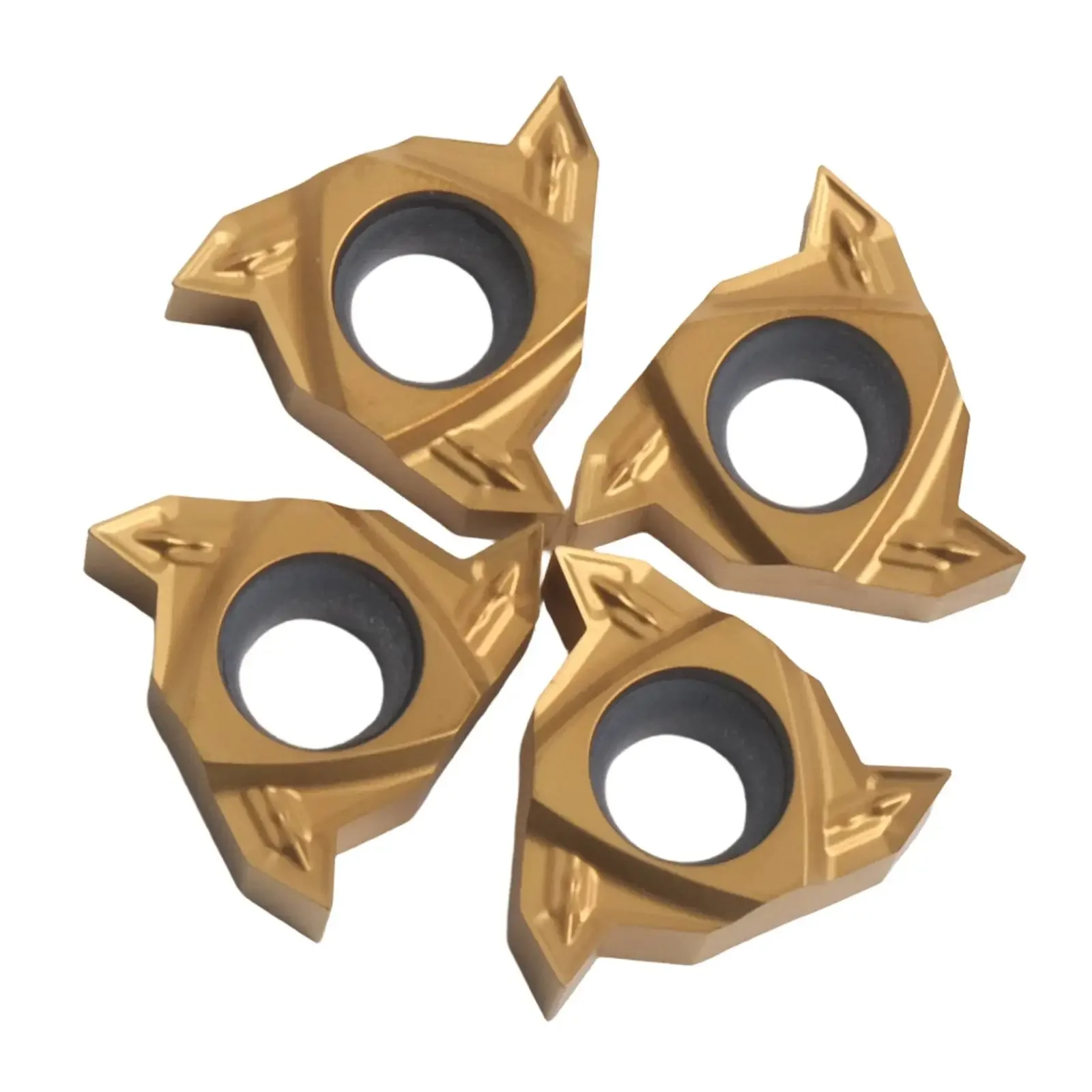 Carbide Turning Insert For Processing Metal Internal Thread Inserts Gold LT16.01N-G60P Finishing High Resistance