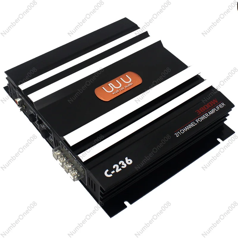 Car Power Amplifier 2-way C-236 High Power 3800W Car Power Amplifier Push Woofer