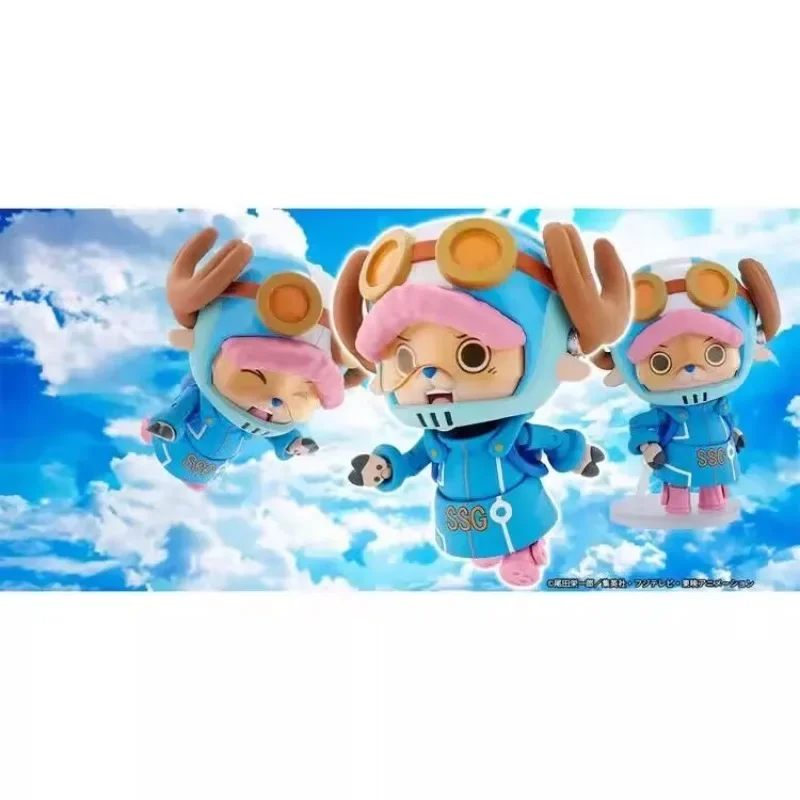 오리지널 반다이 Sofvimates 원피스 S.H.Figuarts 토니 토니 쵸파 애니메이션 피규어 모델 Collectible 장식품 피규어 완구 7.5Cm