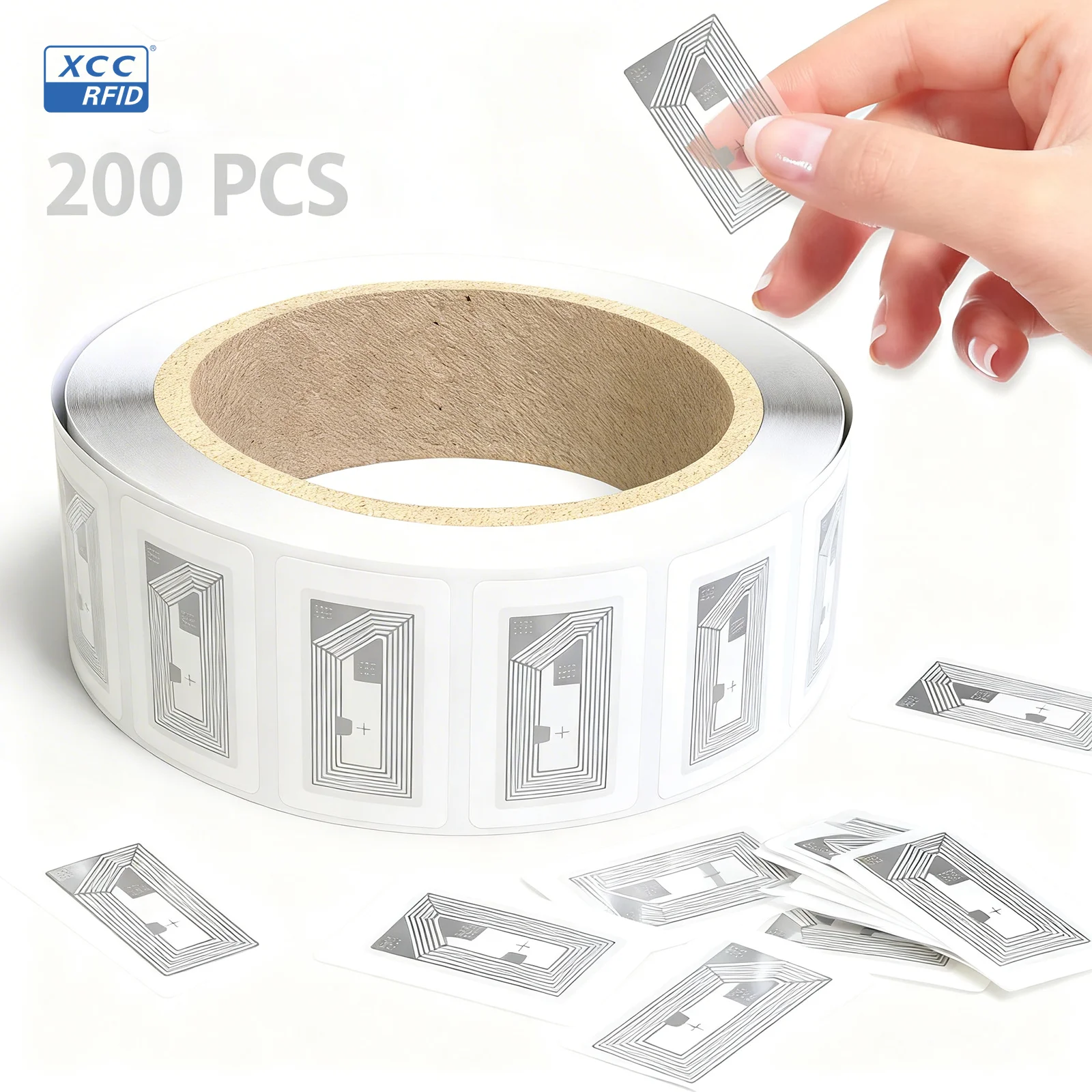 

NTAG213 NFC Stickers 144-byte Rewritable Adhesive Backed for Retail Marketing Anti-Counterfeiting Customer Engagement