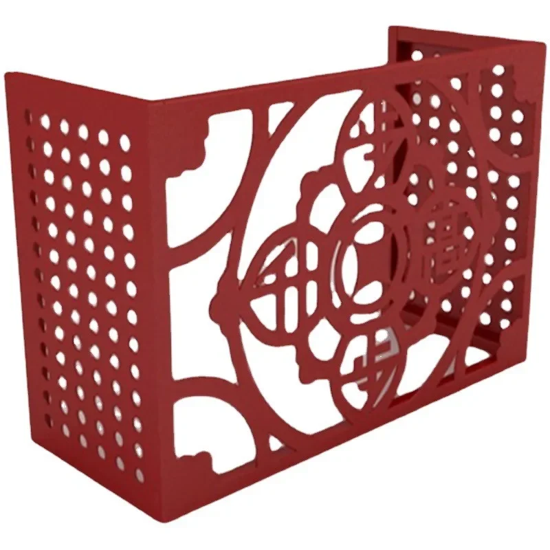 

Наружный чехол для кондиционера из алюминиевого сплава, трендовый защитный чехол для бытового кондиционера, резной перфорационный кондиционер