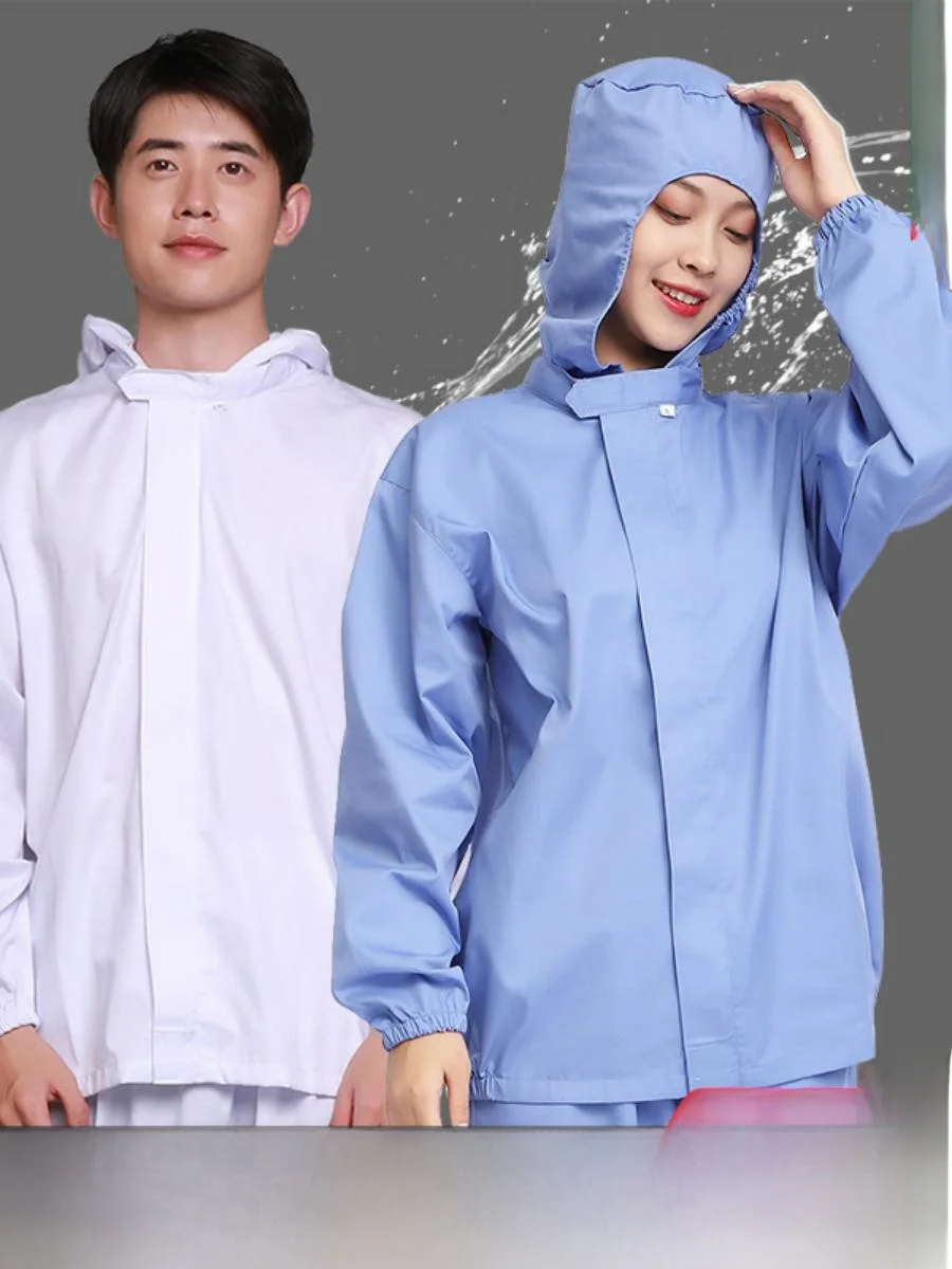 

Waterproof Nano Workwear Hooded Fiing Food Industry Protective Suit Men's Autumn Work orm Set Water-Resistant Clothing