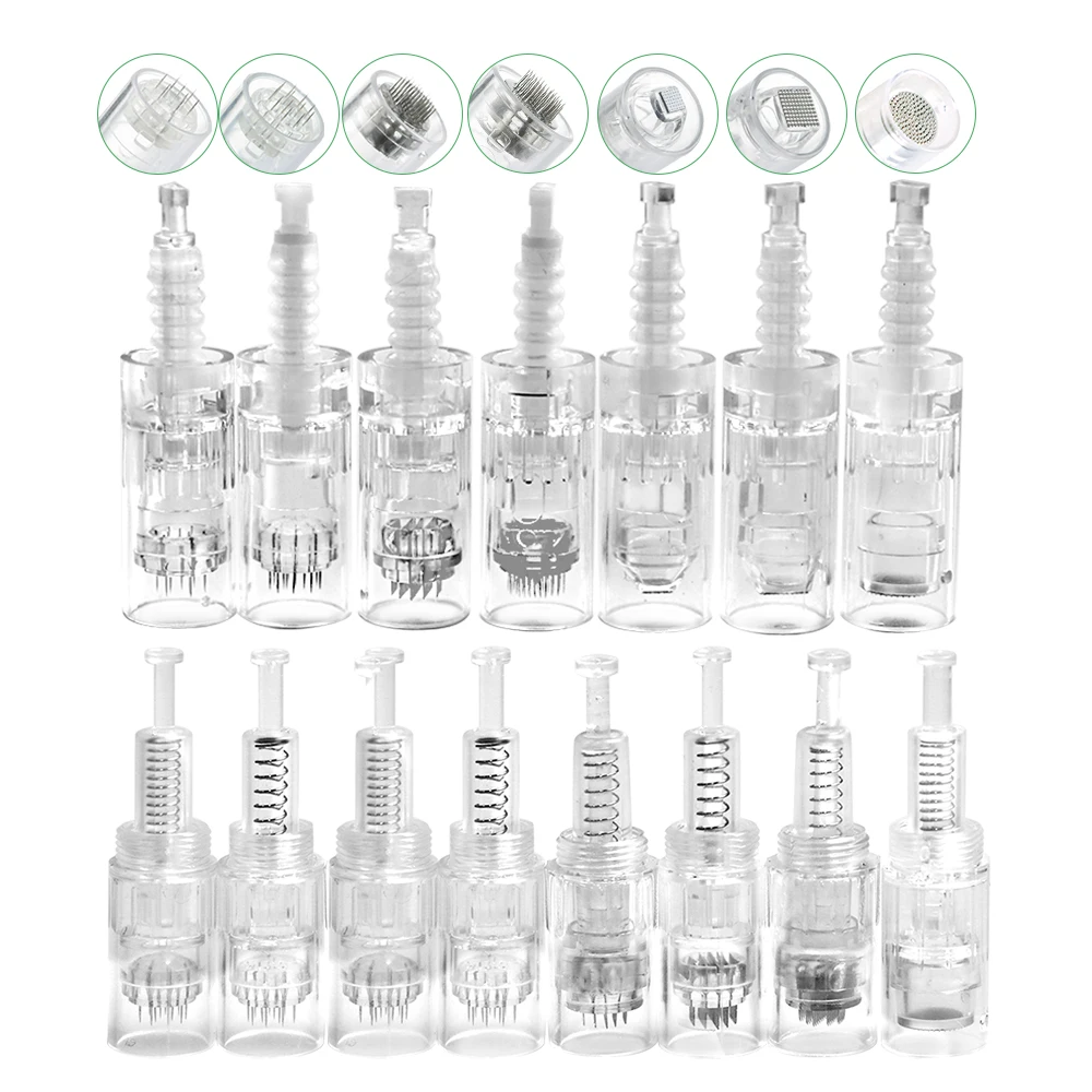 Igły do mikronakłuwania, elektryczny dermapen, igły bayonetowe/śrubowe, wkładki 12/36 pin, nano automatyczne igły do mikronakłuwania, wymienne igły.