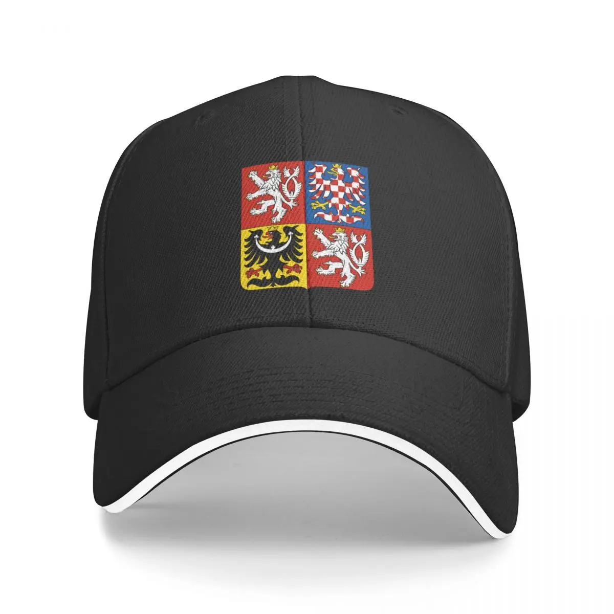 

Coat of Arms of the Czech Republic Baseball Cap Snap Back Hat Uv Protection Solar Hat Boy Child Women's