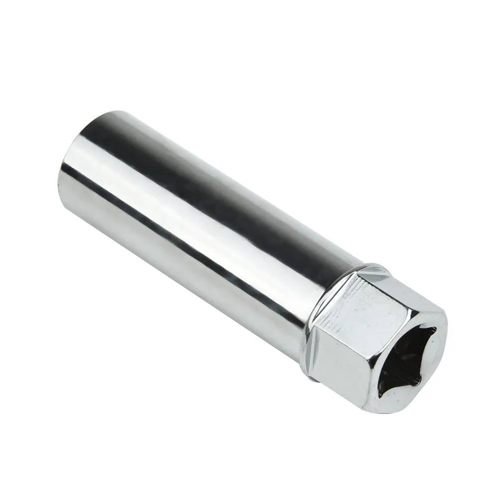 1pc Car Spark Key Removal Tool Silver Chrome Vanadium Alloy for mini 14mm 3/8 Inch Drive For Benz for bmw for nissan for durable