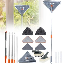 Triangle Mop 360 Rotatable Cleaning Mop Kit Squeeze Wet and Dry Mop Use Water Absorption Home Floor Tool Wall Cleaning Tools Hot