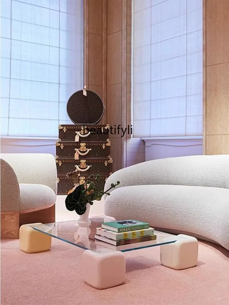 Custom Art Simple Jelly Coffee Table Sofa Side Table Living Room Furniture B & B Commercial City Affordable Luxury Style