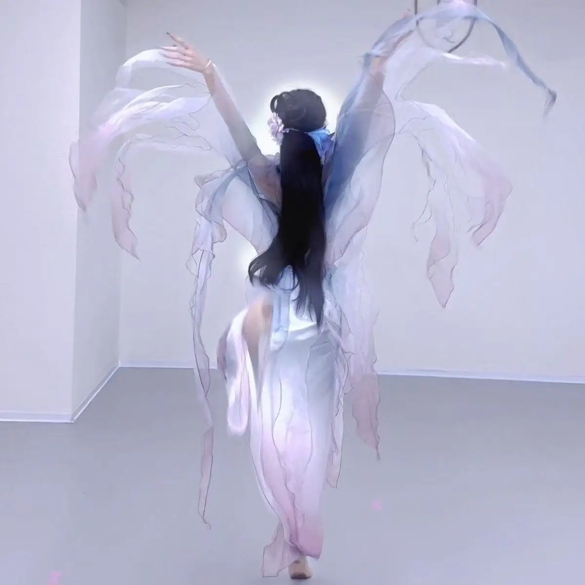 Elegant Women's Hanfu Traditional Chinese Clothing Classical Dance Performance Dress Carnival Party Fairy Cosplay Hanfu view 2