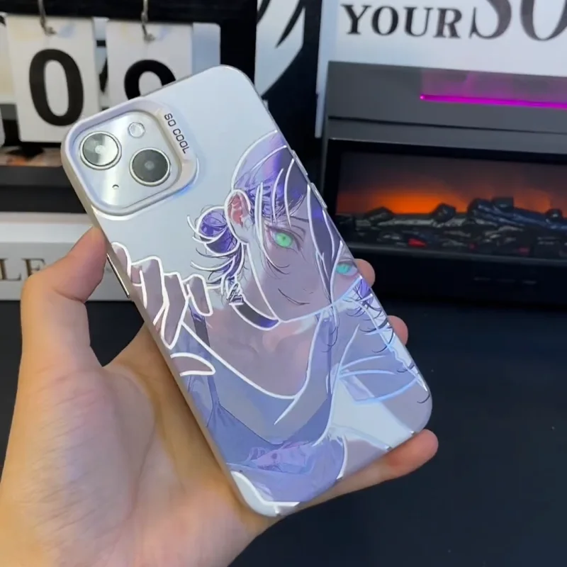 3D Reze Girl Chainsaw Man Handyhülle für iPhone 17Pro 11 12 13 14 15 16 17 18 Pro Max Plus 18Pro mini Reife Sexy Schwester Hülle