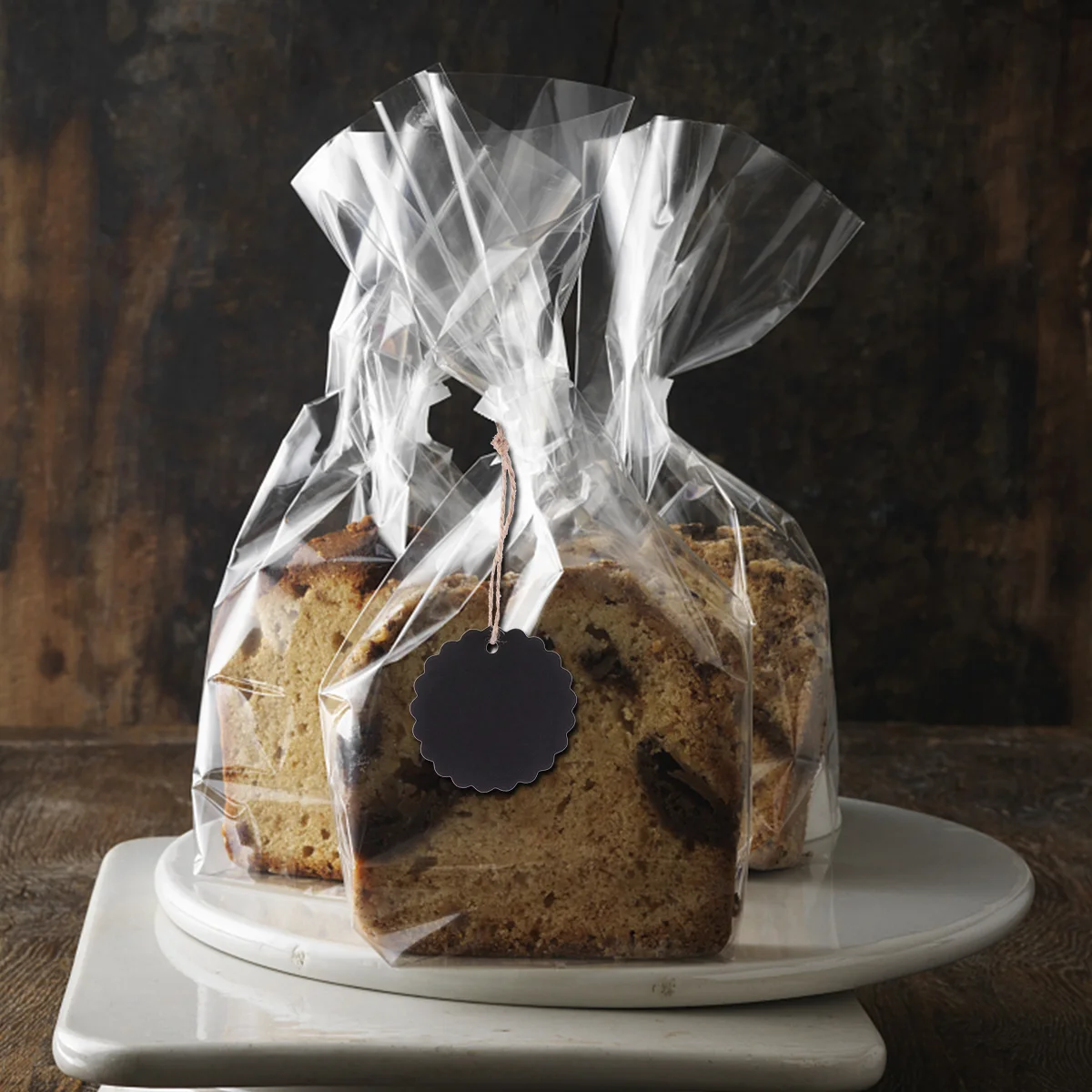 100 قطعة 5 سنتيمتر كرافت ورقة هدية علامة فارغة متمنيا بطاقة للمشاريع الحرفية كرافت ورقة العلامات متمنيا بطاقة فارغة العلامات #2