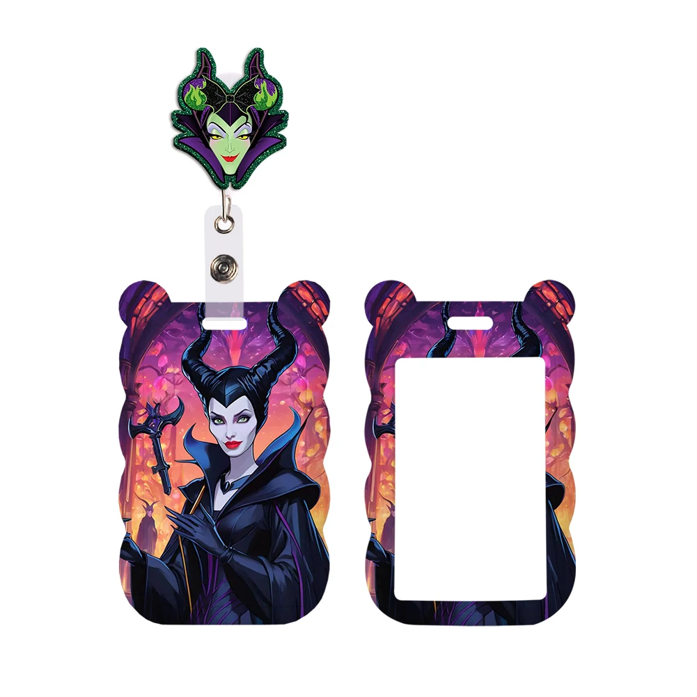 Una collezione di cordini dei cattivi Disney Porta badge identificativo Portachiavi Portachiavi Portachiavi con corda da appendere Accessori per regali di amici