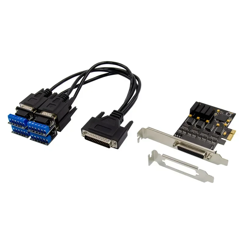 

PCIE на 4 порта Rs485 Rs422 XR17V352 Чип Двухпортовый адаптер RS422/485 Pci-e Карта расширения преобразователя RS-422 15 кВ Защита от электростатического разряда