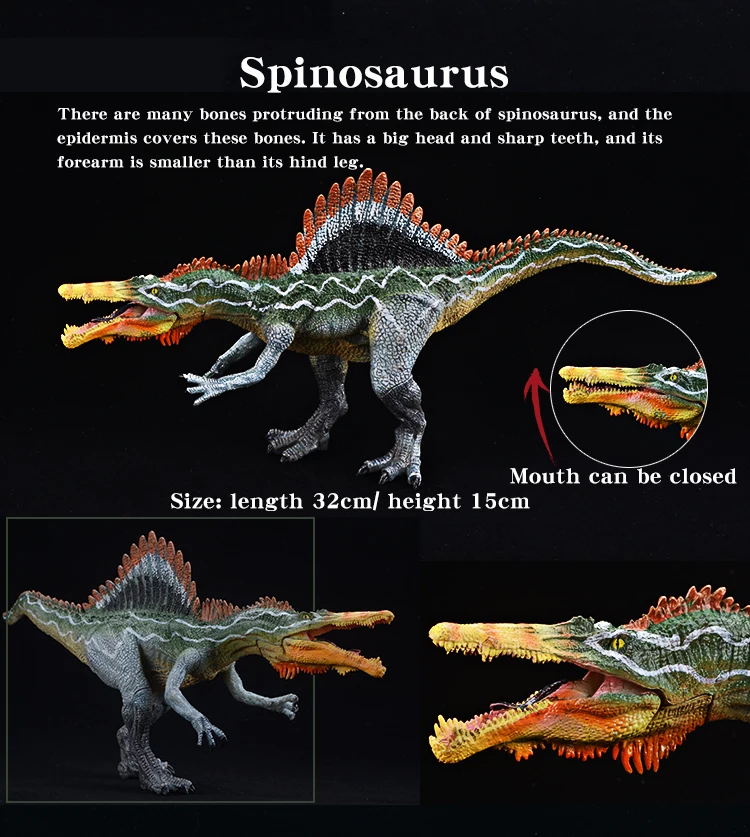 Prähistorische Jurassische Dinosaurier Mosasaurus Saichania Tyrannosaurus Rex Tiermodelle Actionfiguren PVC Hochwertiges Spielzeug für Kinder – Detail 10