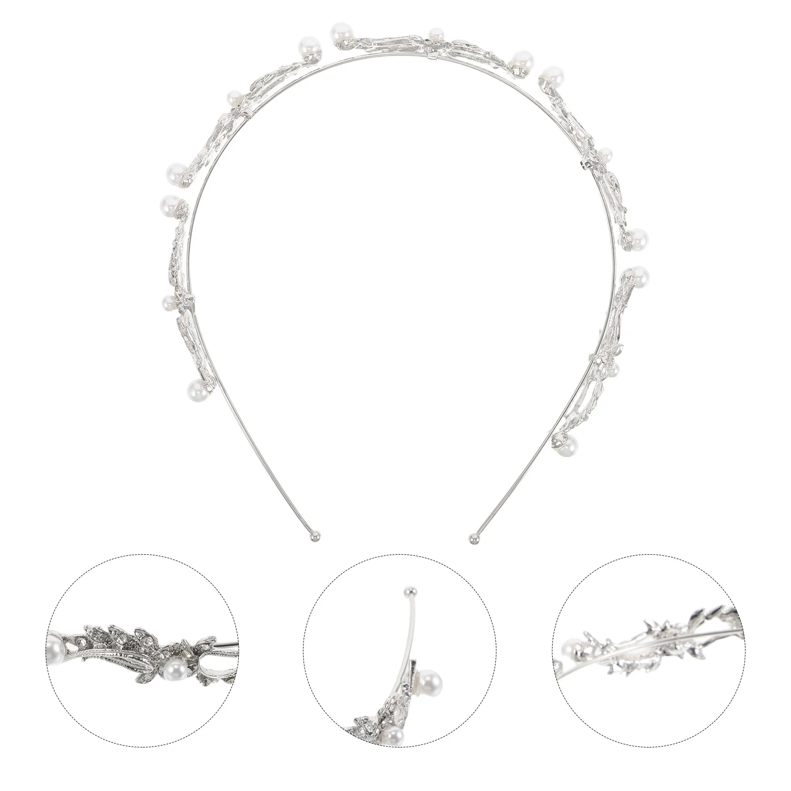 

Pearl Headband Thin Band French Style Bridal Hair Accessories Wedding Headpieces for Women Brides Woman Accessories