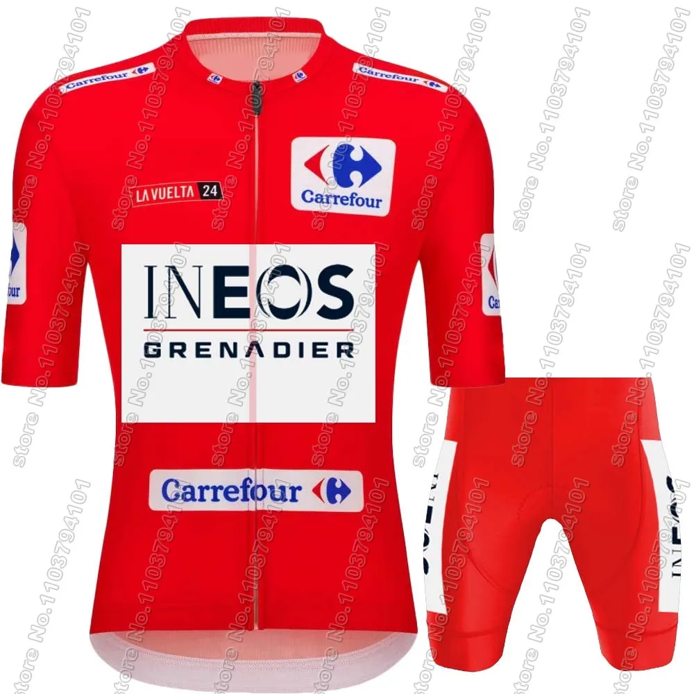 Spaint Tour Ineos-Grenadier 2024 Team Cycling Jersey Set Men Clothing Bicycle Shirt Road Bike Suit MTB Wear Shorts MTB Maillot