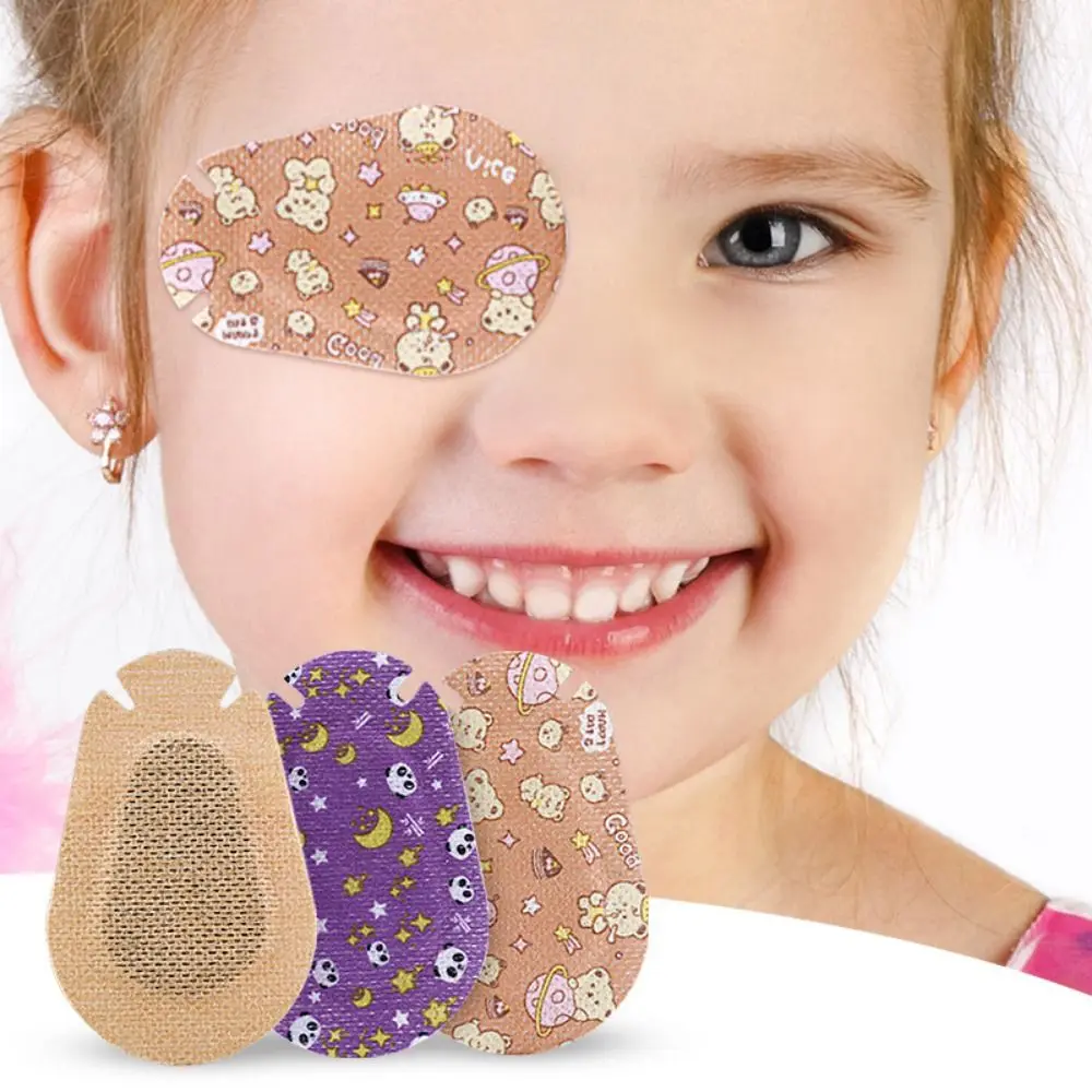 10pcs Protect Eyesight Children Amblyopia Eye Patch Monocular Correction Breathable Single Eye Patch Comfortable