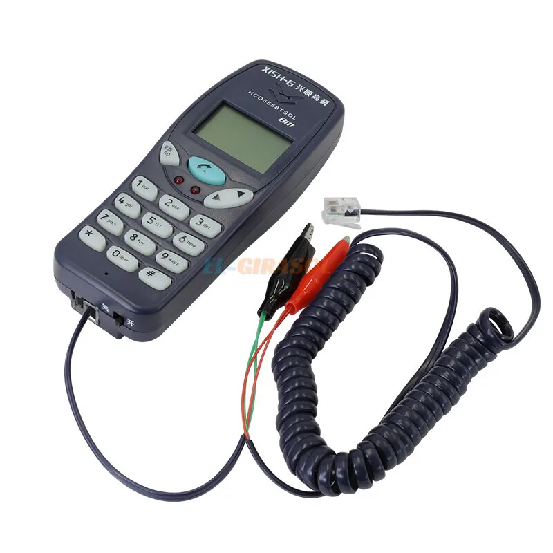 Original Telephone Phone Butt Test Tester Telecom Tool Network Cable Set Professional Test Device Check for Telephone Line Fault