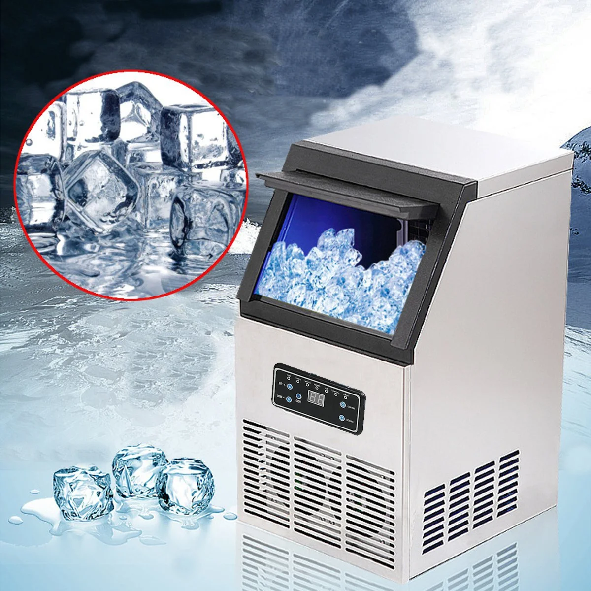 2022 Hot Sale Ice Maker/ Ice Cube Maker/ Ice Making Machine For Making Ice Cube With Imported Compressor scotsman ice machine