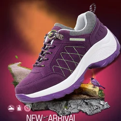 Women sneakers 2021 fashion shock-absorbing sport shoes non-slip mountain hiking shoes woman comfortable sneakers women shoes202