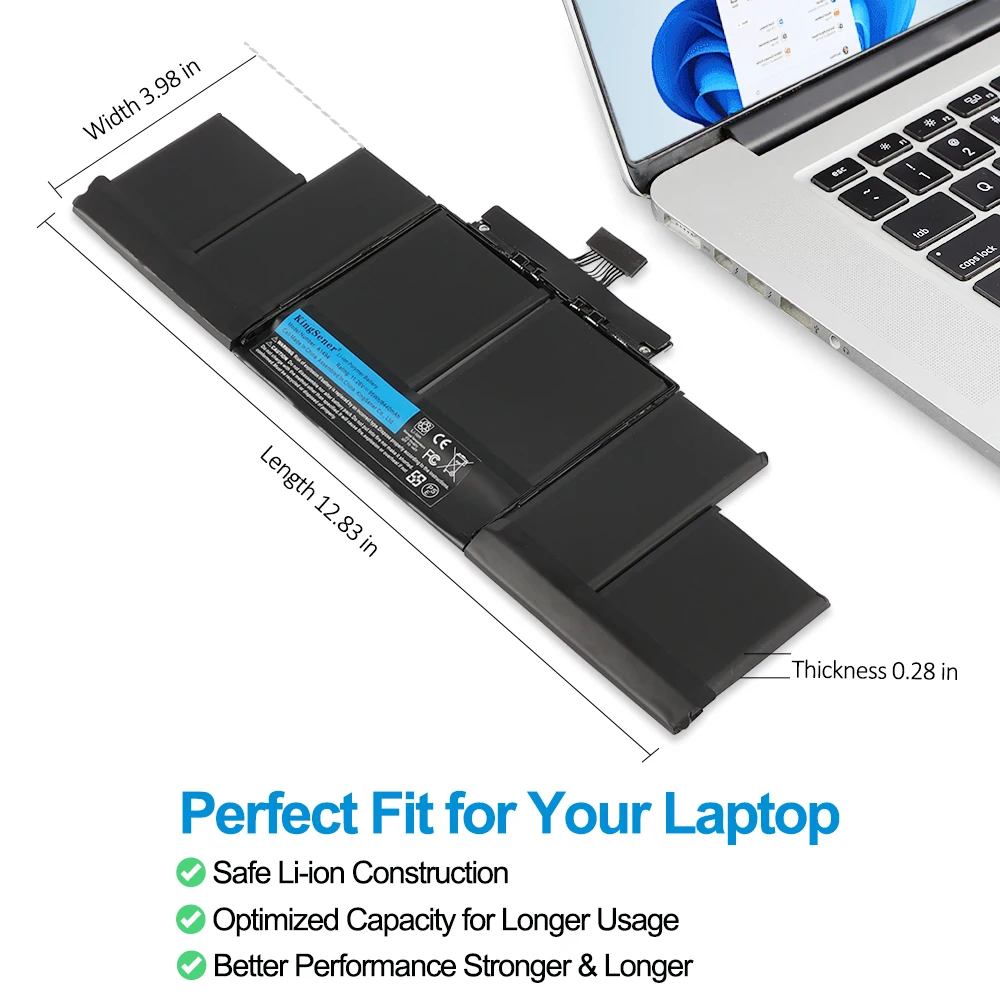 KingSener A1494 A1417 Laptop Battery for Apple MacBook Pro 15\