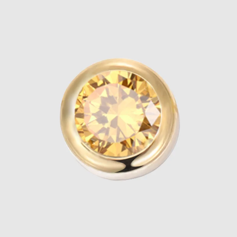 Colorful Zircon DIY Charm Pendant for Daily Wear