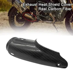 Fit For BMW R1200GS 2013-2018 R1250GS 2019-2023 Motorcycle Real Carbon Fiber Exhaust Muffler Pipe Heat Shield Cover R 1200 R1250