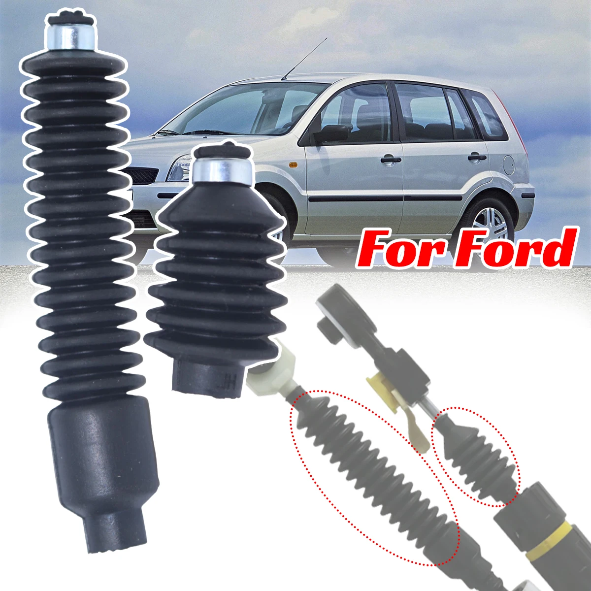 

Shift Cable Linkage Shifter Lever Joint End Sealing Gaiters Bush Rod Connect Sleeve For Ford Focus C-Max Fusion Fiesta 2002-2008