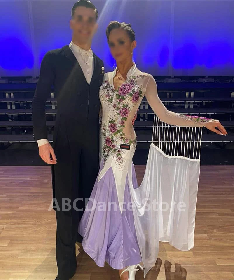 

Бальное платье для соревнований, костюм для современного танца ABCDance Store, платье для бальных танцев для взрослых, стандартный танец со стразами