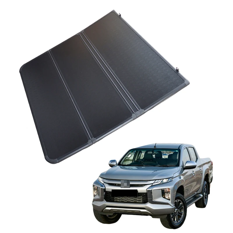 Car Accessories Soft Tri-fold Hard Tri-fold Cover Pickup Covers For Mitsubishi Triton 2015-2022