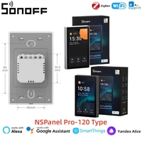 SONOFF NSPanel Pro Smart Home eWeLink Control Panel Smart Scene Wall Switch Home Automation Thermostat VIa Alexa Alice Google