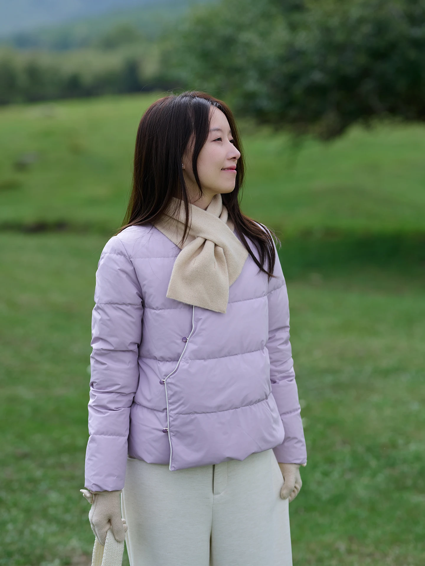 

Ele round Ne down Jaet 90 White Du down Retro Artistic Sle Zipper Closure ort Coat Warmth Comfortable Women's F...