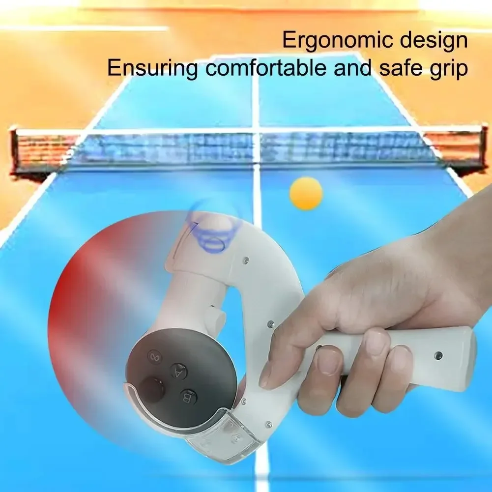 

For Quest 3 Table Tennis Paddle Table Tennis VR Games Handle Grip Controllers For Meta quest 3 VR Game Accessories