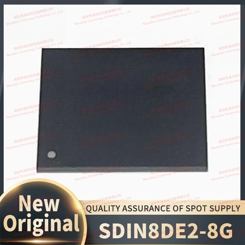 (1Pcs-10Pcs/Lot)  100% New Original SDIN8DE2-8G SDIN8DE2 8G BGA-153 EMMC Memory IC Chip